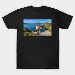 The RNLI lifeboat station in St Justinians, Pembrokeshire T-Shirt